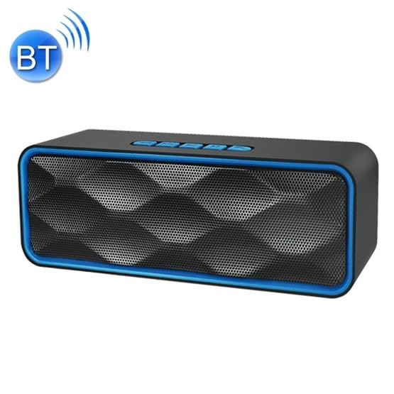 SC211 Multifunctional Card Music Playback Bluetooth Speaker(Blue)