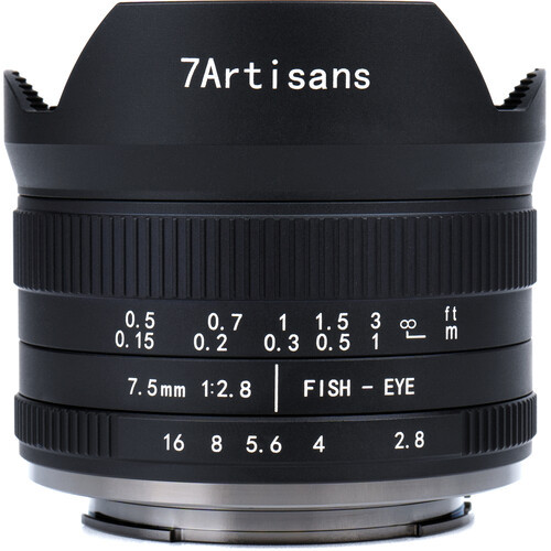 7artisans Photoelectric 7.5mm f/2.8 II Fisheye Lens (Canon M Mount)