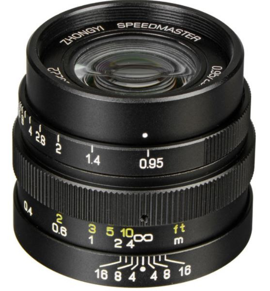 Zhongyi Mitakon Speedmaster 25mm f/0.95 Black (M4/3 Mount)