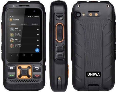 UNIWA F30S Rugged Phone 8GB Black (1GB RAM) - EU Version