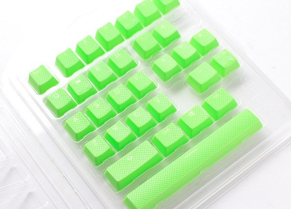 Ducky Rubber Gaming 31 Keys Set Green