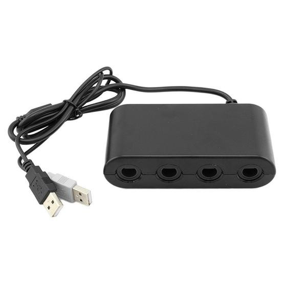 4 Ports GameCube Controller Adapter for Nintendo Wii U