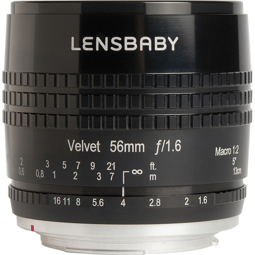 Lensbaby Velvet 56mm f/1.6 Lens (PENTAX K Mount) Black