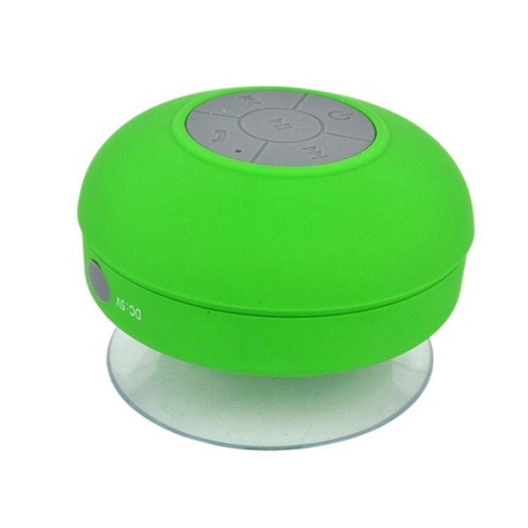 Mini Portable Subwoofer Shower Wireless Waterproof Bluetooth Speaker (Green)