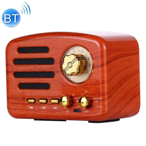 Elvis Angel MA-1500 Retro Bluetooth HiFi Radio Speaker with Colorful LED Light