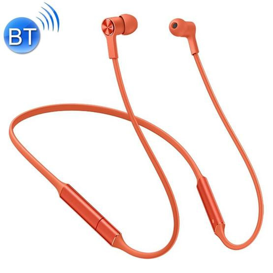 HuAwei FreeLace Bluetooth 5.0 Waterproof Hanging Neck Sports In-ear Bluetooth Headset Orange