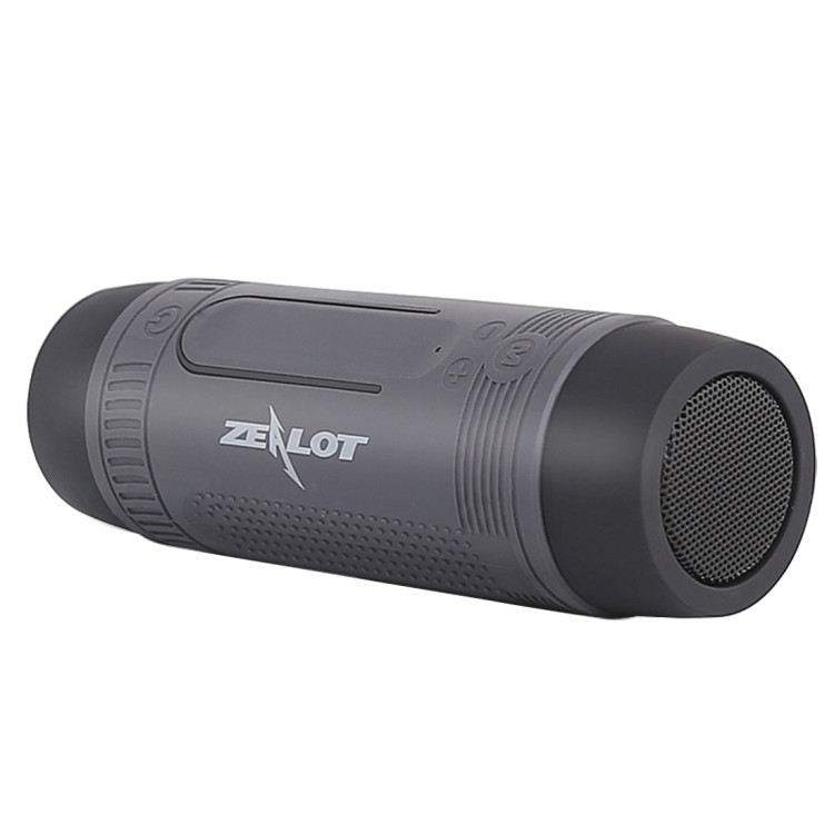 Zealot S1 Multifunctional Outdoor Waterproof Bluetooth Speaker (Grey)