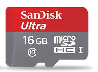 Sandisk 16GB Ultra 80MB/s SDHC (Class 10)