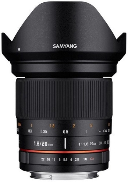Samyang 20mm f/1.8 ED AS UMC (Nikon AE Mount)