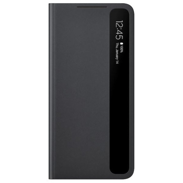 Samsung Galaxy S21 Plus Smart Clear View Phone Cover Black Samsung Galaxy S21 Plus Smart Clear View Phone Cover Black