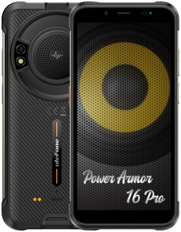 Ulefone Power Armor 16 Pro Rugged Phone Dual Sim 64GB Black (4GB RAM)