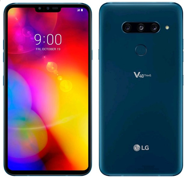 LG V40 ThinQ V405EBW Dual Sim 128GB Moroccan Blue (6GB RAM)