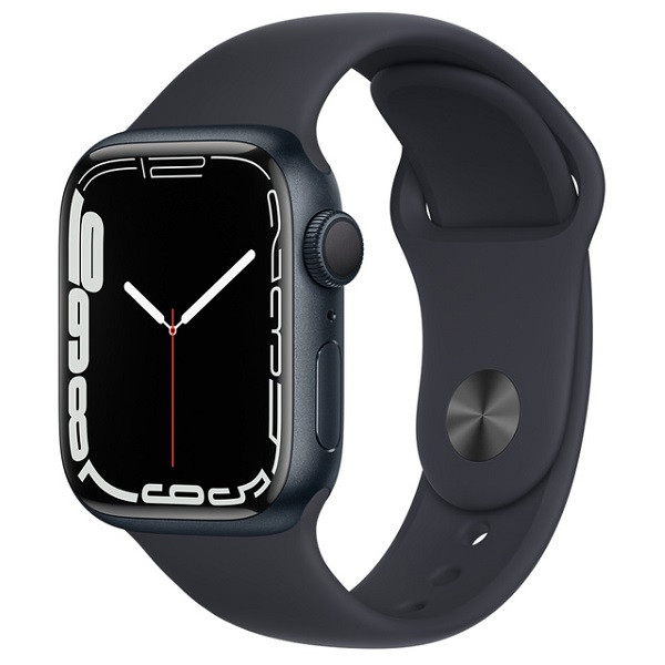 Apple Watch Series 7 GPS + Cellular 45mm Midnight Aluminium Case with Midnight Sport Band