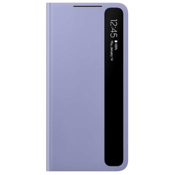Samsung Galaxy S21 Plus Smart Clear View Phone Cover Violet Samsung Galaxy S21 Plus Smart Clear View Phone Cover Violet