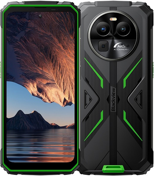 Blackview BV8100 Rugged Phone Dual Sim 256GB Green (8GB RAM)