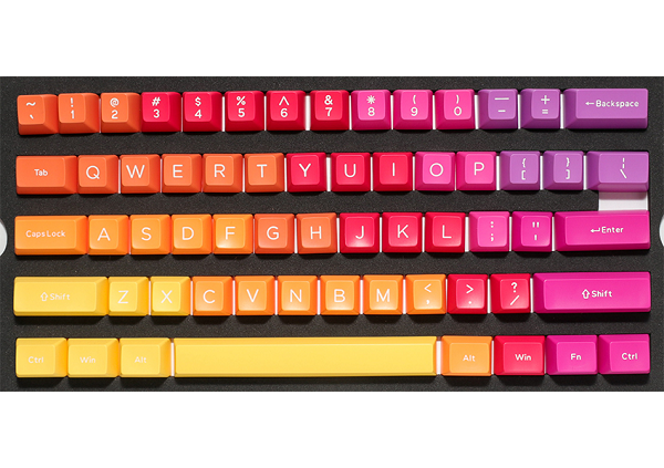 Ducky 108 Keycap Set Afterglow SA