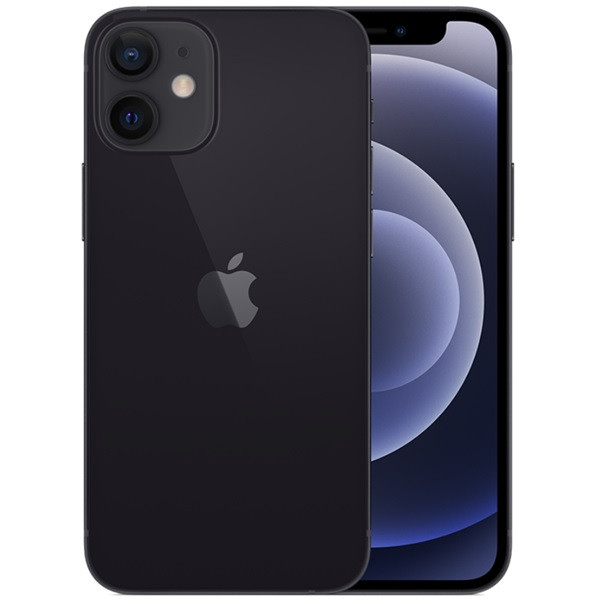 Apple iPhone 12 mini 5G A2399 64GB Black (eSIM) + FREE iPhone 12 mini 9H 2.5D Tempered Glass Screen Protector