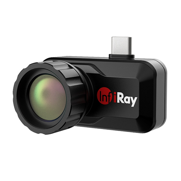 InfiRay T3 Phone Infrared Thermal Imager Monocular Hunting Detector Night Vision Camera Black