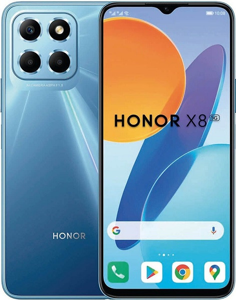 Honor X8 5G Dual Sim 128GB Ocean Blue (6GB RAM) - Global Version