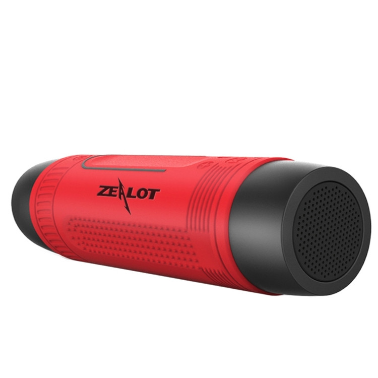 Zealot S1 Multifunctional Outdoor Waterproof Bluetooth Speaker (Red)
