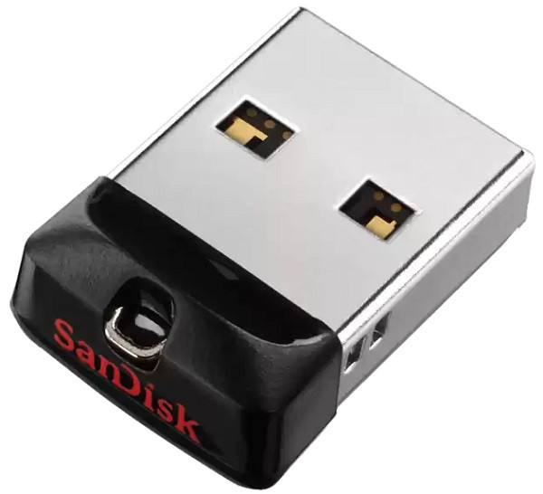 Sandisk SDCZ33 Cruzer Fit USB 2.0 16GB Flash Drive