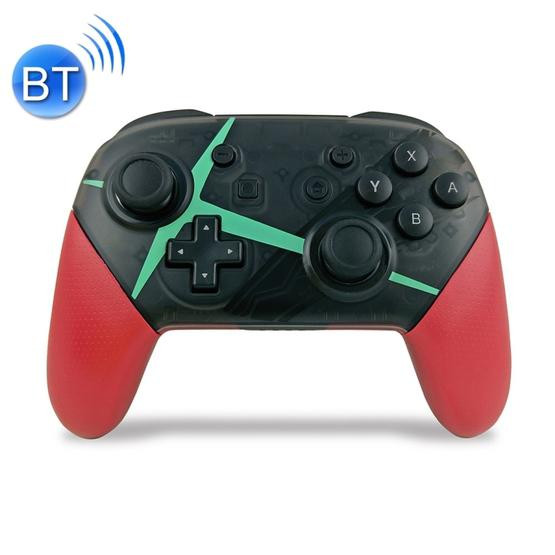 Wireless Game Pro Controller With Screenshot Vibration Function for N-Switch(Red)