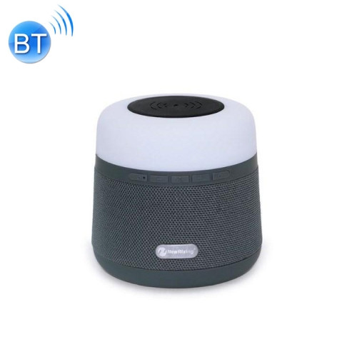 NewRixing NR-3500 Multi-function Atmosphere Light Wireless Charging Bluetooth Speaker Grey