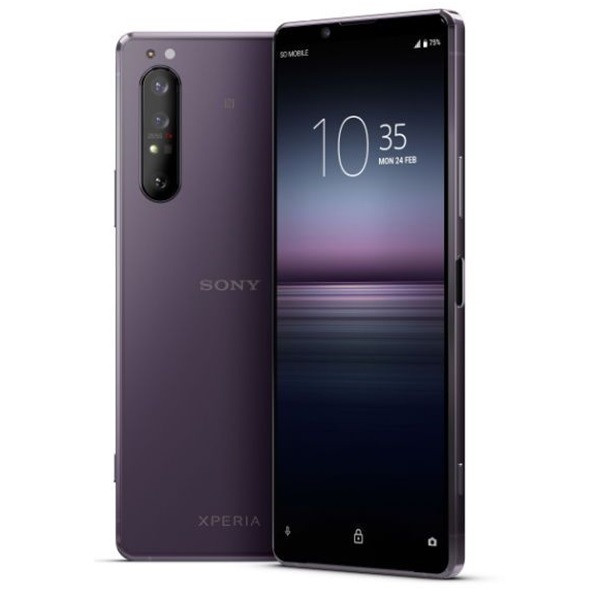 Sony Xperia 1 II 5G XQ-AT52 Dual Sim 256GB Purple (8GB RAM) + FREE Sony Xperia 1 II Phone Cover With Stand (Purple)