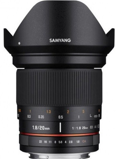 Samyang 20mm f/1.8 ED AS UMC (M4/3 Mount)