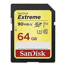 Sandisk 64GB Extreme 90MB/s SDXC