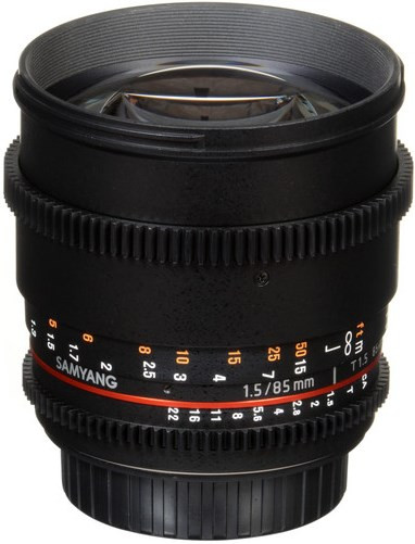 Samyang 85mm T1.5 AS IF UMC VDSLR II (Canon EF Mount)