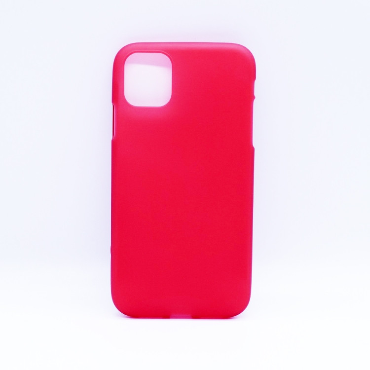 Etoren Com Solid Color Matte Tpu Soft Shell Mobile Phone Protection Back Cover For Iphone 11 Red