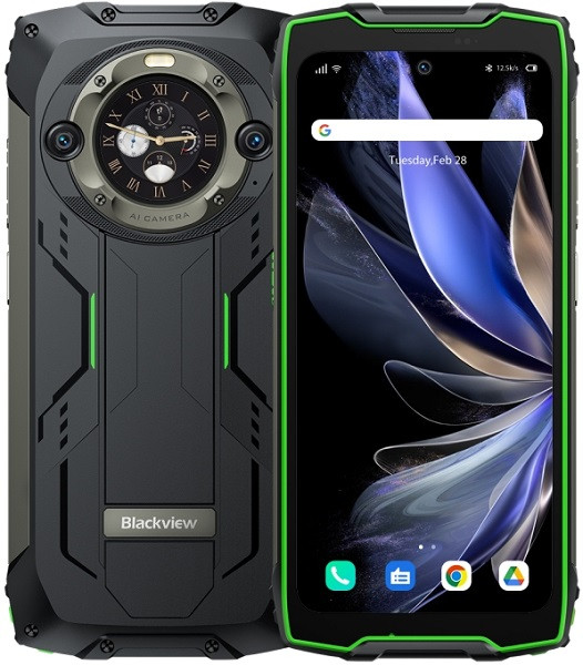 Blackview BV9300 Green 256GB 12GB RAM Gsm Unlocked Phone Mediatek