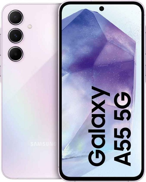 Samsung Galaxy A55 5G SM-A556E Dual Sim 128GB Awesome Lilac (8GB RAM)