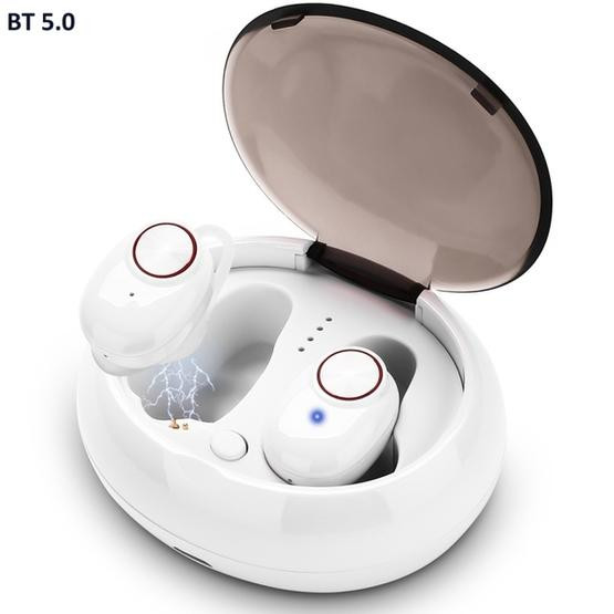 BTH-V5 DSP Noise Reduction Earbuds Sports Wireless Bluetooth V5.0 Headset(White)