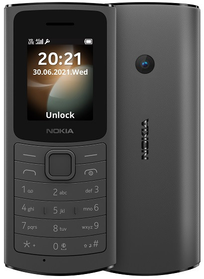 Nokia 110 4G Dual Sim 48MB Black (128MB RAM)