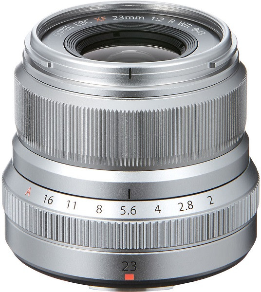 Fujinon XF 23mm f/2 R WR Graphite Silver