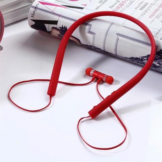 BT-790 Bluetooth 4.2 Hanging Neck Design Bluetooth Headset (Red)