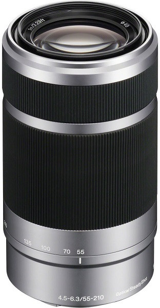 Sony E 55-210mm f/4.5-6.3 OSS Silver SEL55210