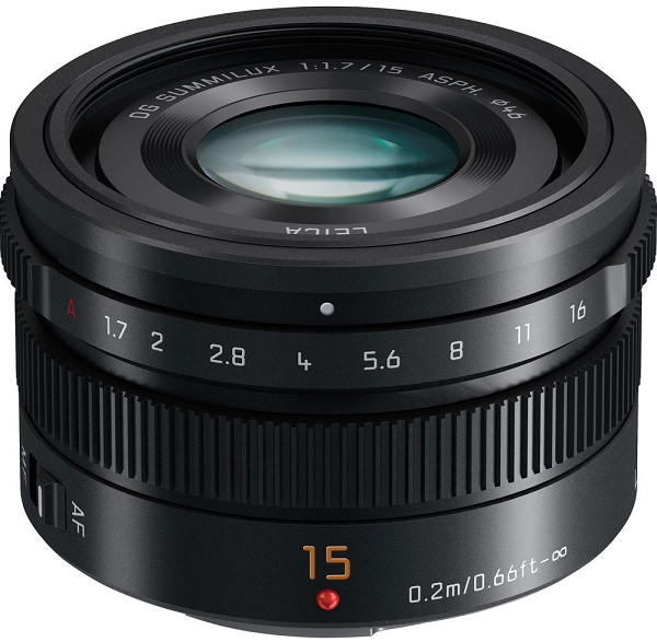 Panasonic Leica DG Summilux 15mm/f/1.7 ASPH Black