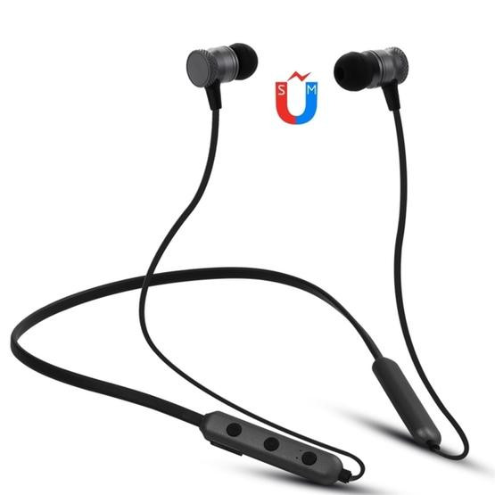 BT-890 Bluetooth 4.2 Hanging Neck Design Bluetooth Headset (Black)