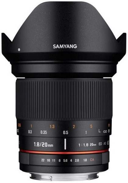 Samyang 20mm f/1.8 ED AS UMC (Sony E Mount)