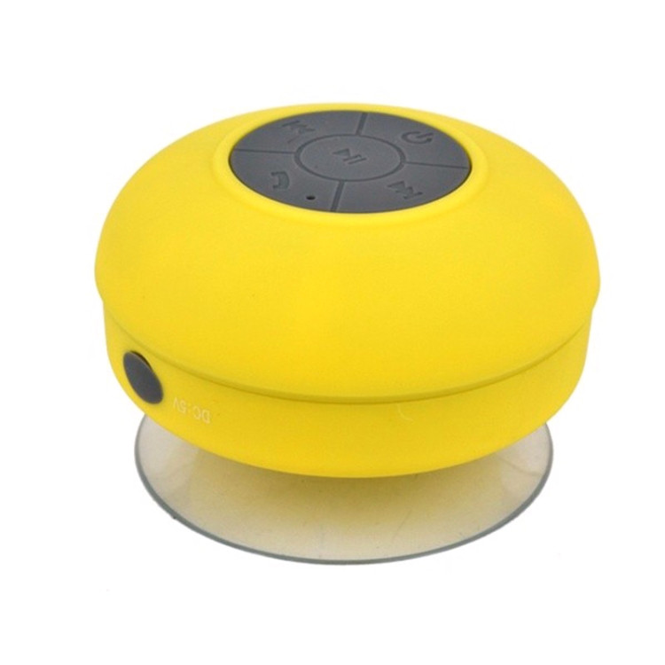 Mini Portable Subwoofer Shower Wireless Waterproof Bluetooth Speaker (Yellow)