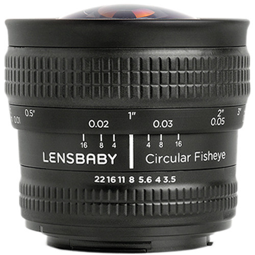 Lensbaby 5.8mm f/3.5 Circular Fisheye Lens (Samsung NX Mount)
