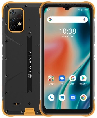 UMIDIGI BISON X10 Pro Rugged Phone Dual Sim 128GB Orange (4GB RAM)