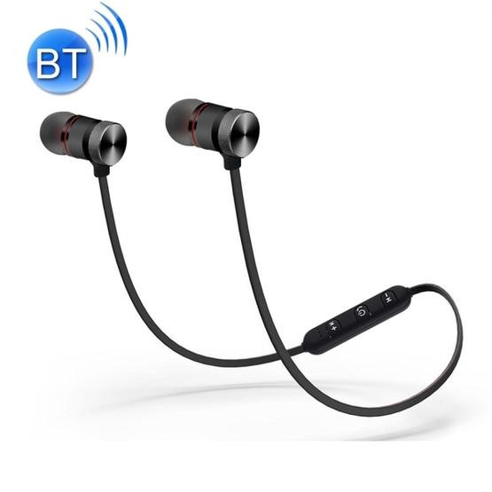 BTH-838 Stereo Sound Quality Magnetic Absorption V4.1 Bluetooth Sports Headset (Black)