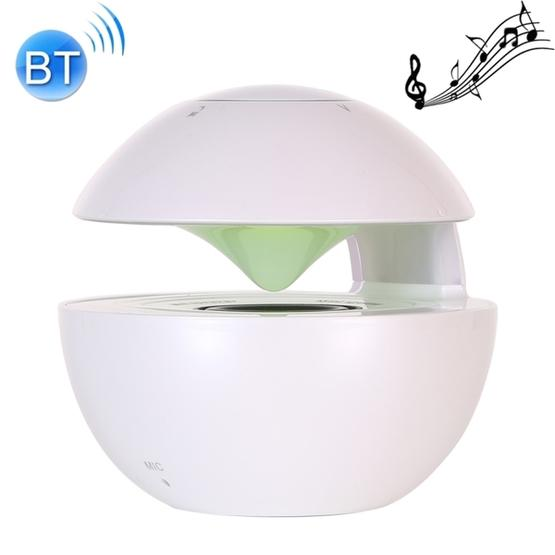 BT-118 Mini Wireless Bluetooth Speaker with Breathing Light (White)