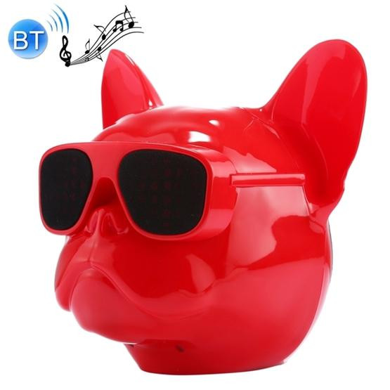 AEROBULL Bulldog Fashion Portable Bluetooth Wireless Stereo Speaker(Red)