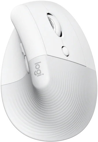 Logitech Lift Ergonomic Mouse White