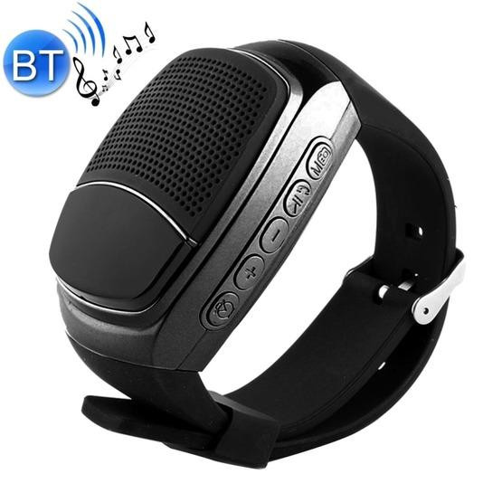 B90 Smart Portable Stereo Wireless Bluetooth V3.0 + EDR Sport Music Watch Speaker(Black)